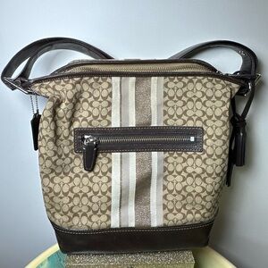 Coach Legacy Stripe Handbag 🌺